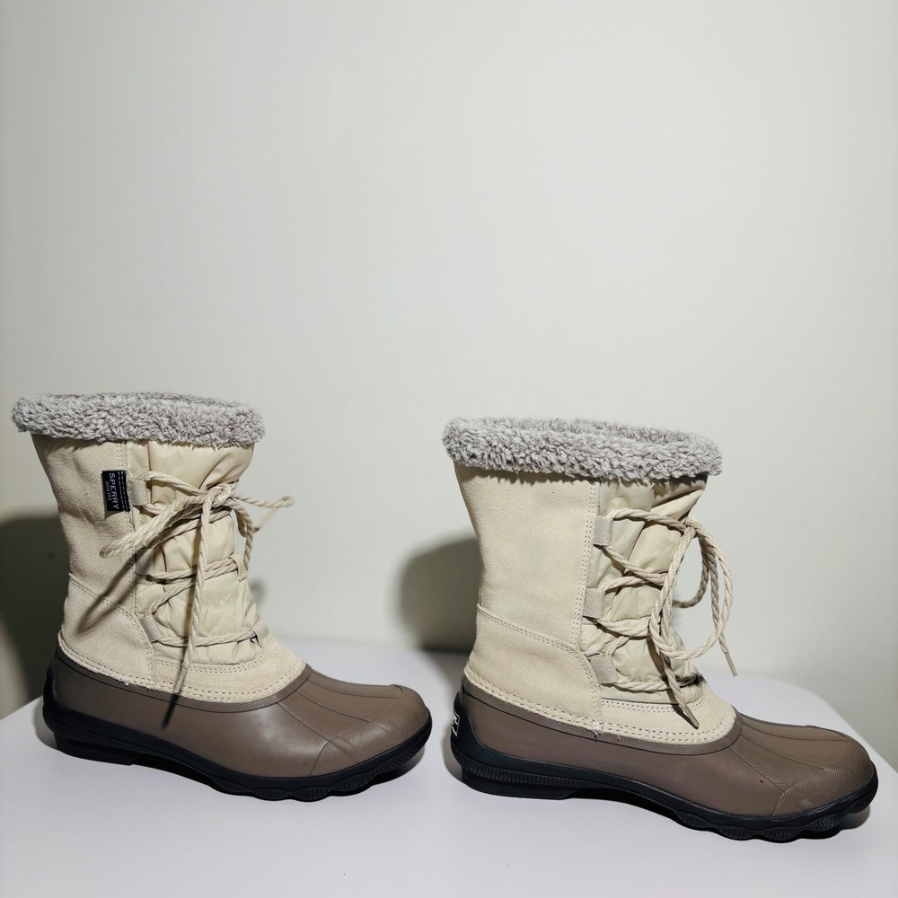 FINAL SALE 🚨Sperry Top-Sider Women's Syren Strait Oat Boots Size 7.5 - Picture 2 of 9